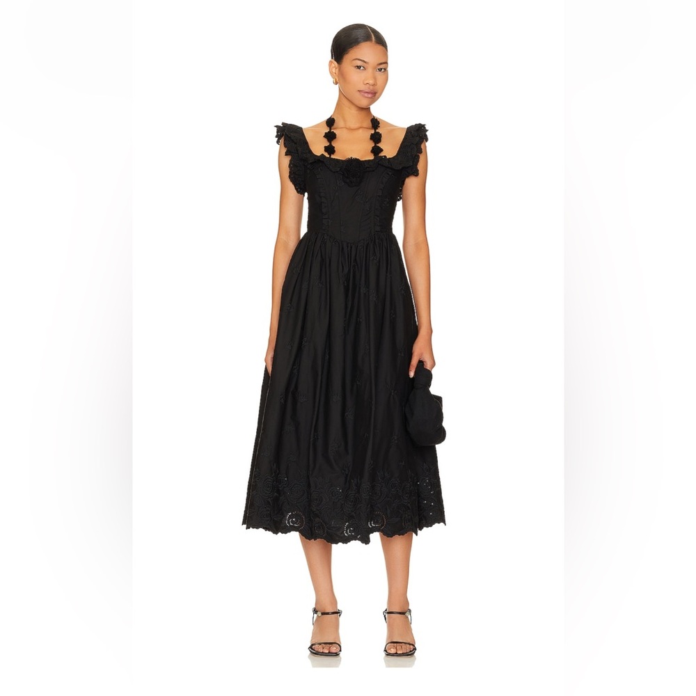 For love & lemons lindsay midi dress